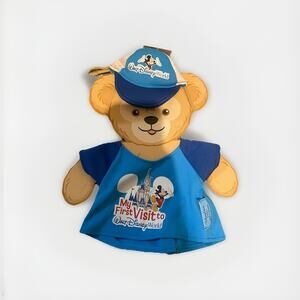 Disney Parks My First Visit to Walt Disney World Duffy Teddy Bear Hat & Shirt